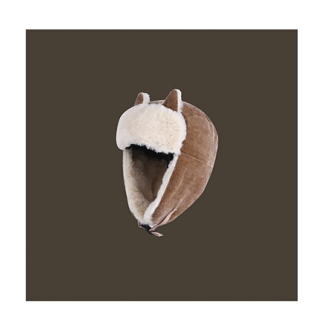 Cat Hat Chenille Ear Trapper