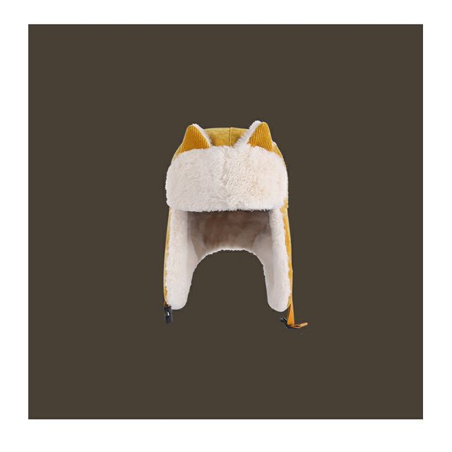 Cat Hat Chenille Ear Trapper