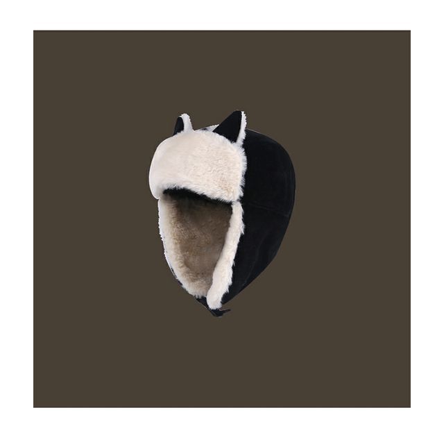 Cat Hat Chenille Ear Trapper
