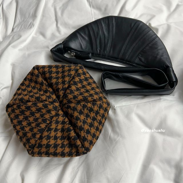 Houndstooth Beret Panel
