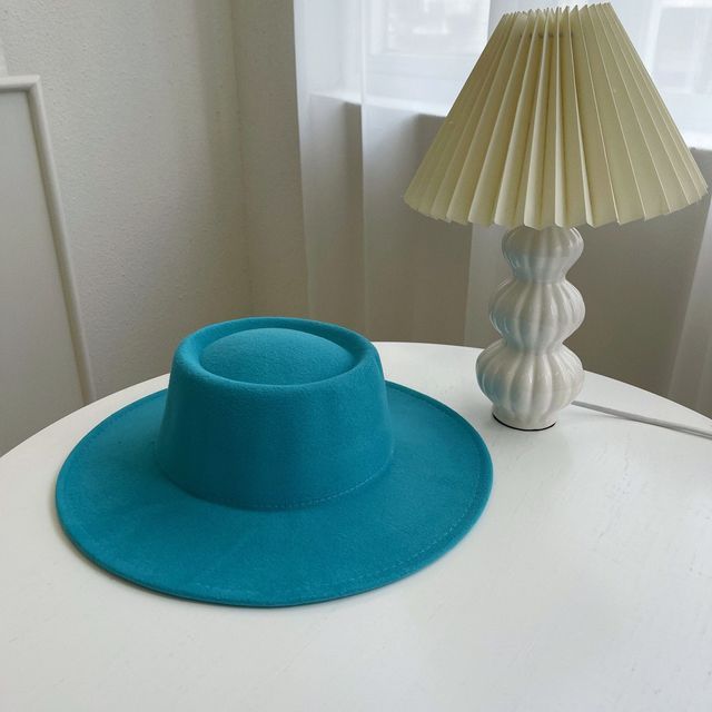 Brim Plain Hat Wide