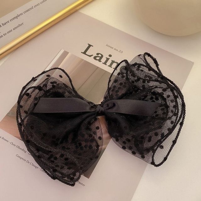 Mesh Bow Hair Clip (Various Designs)