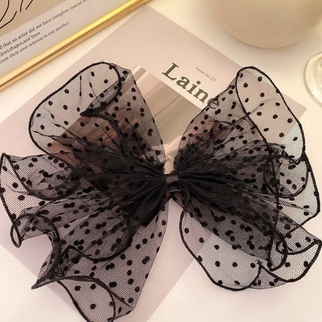 Mesh Bow Hair Clip (Various Designs)