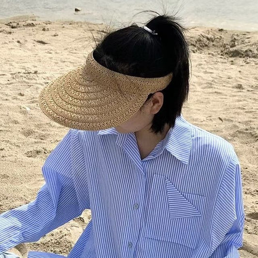 Sun Straw Plain Visor