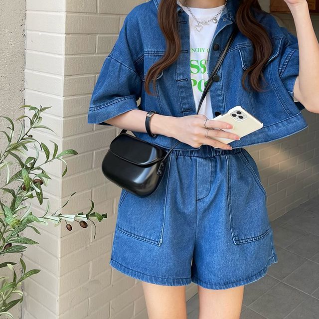 Leather Crossbody Buckled Faux Bag Flap