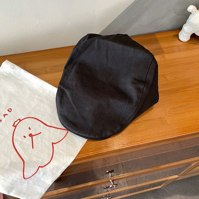 Flat Cap Lettering Embroidered