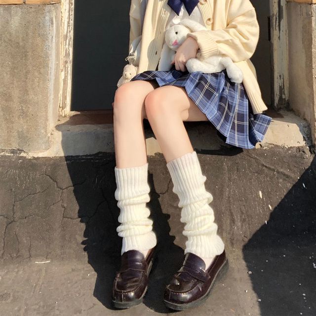 Plain Knit Leg Warmers