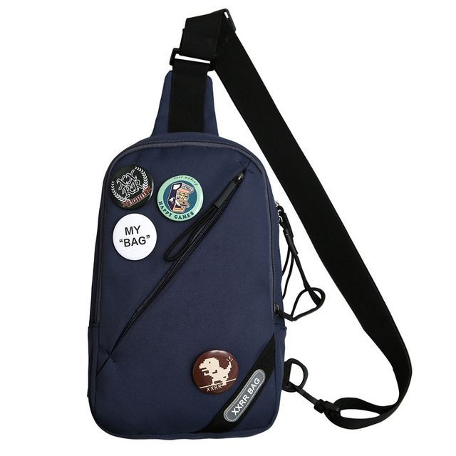 / Charm Bag Applique Nylon Sling Set Badge Lettering