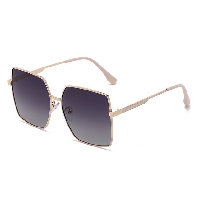 Square Metal Frame Sunglasses