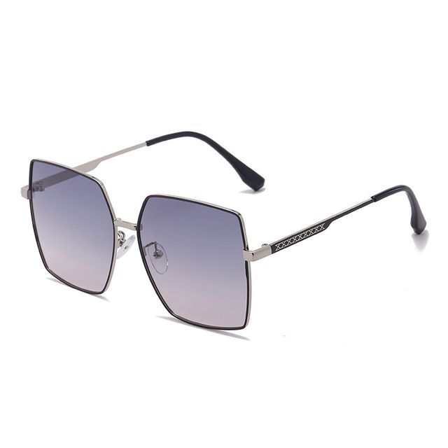 Square Metal Frame Sunglasses