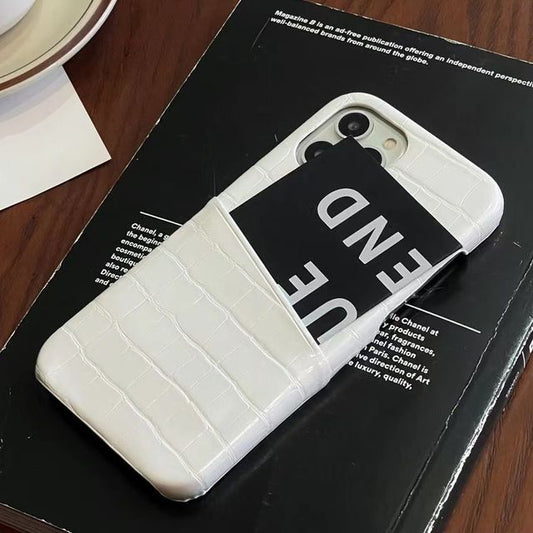 Card Phone Leather Faux Case Holder