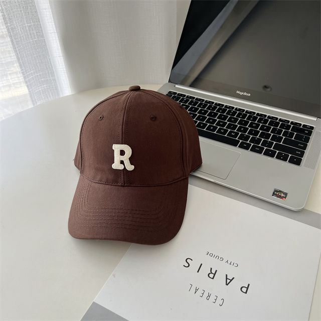 Lettering Baseball Cap Embroidered
