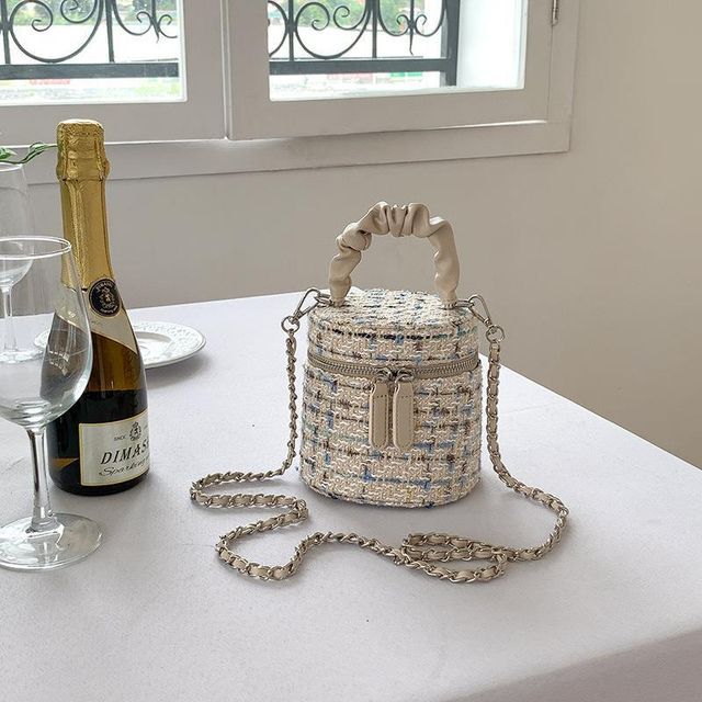 Zip Bag Crossbody Tweed