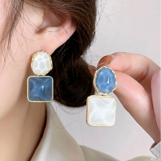 Dangle Earring Resin Alloy