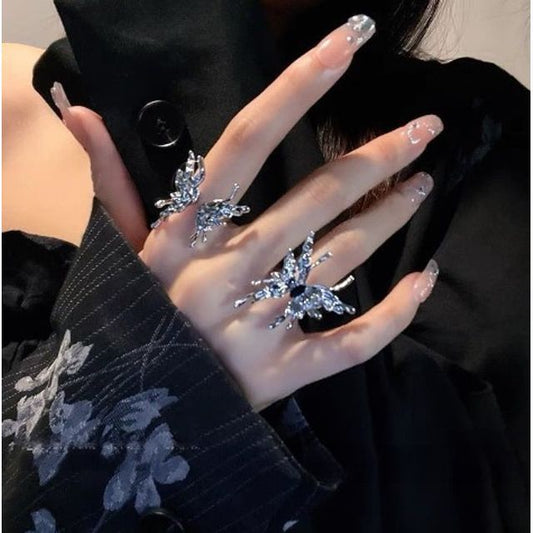 Ring (various Open designs) / Set Alloy Butterfly