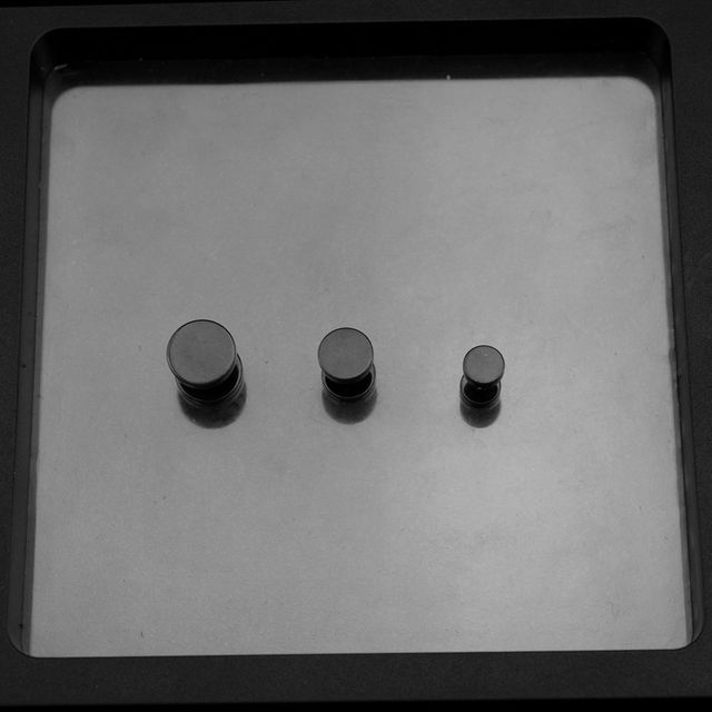 Disc Stainless Steel Through & Through Earring (various designs)