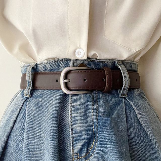 Faux Leather Belt / Set