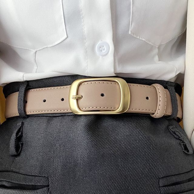 Faux Leather Belt