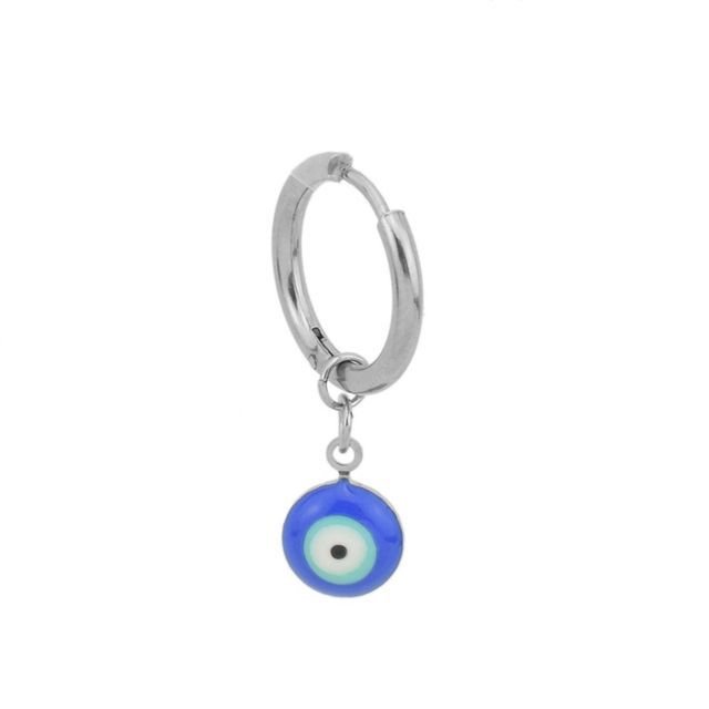 Evil Eye Stainless Steel Dangle Earring (various designs)