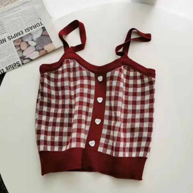 Cami Plaid Top