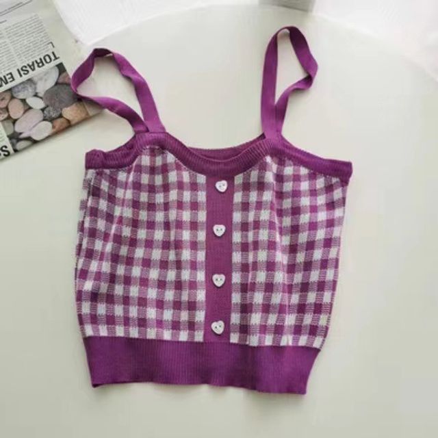 Cami Plaid Top