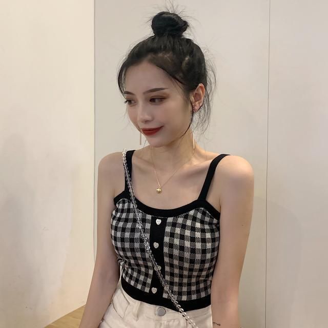 Cami Plaid Top