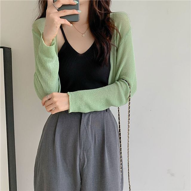 Bolero Plain Cardigan