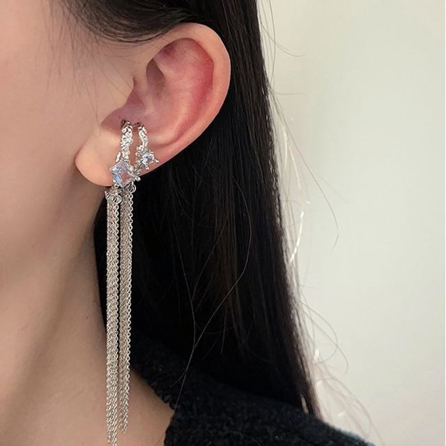 Cuff Fringed Earring Alloy
