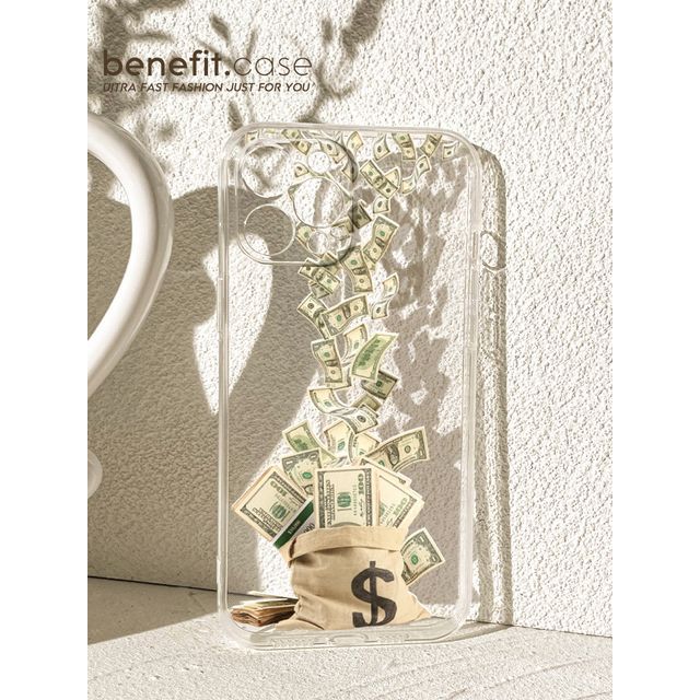 Money Phone Case Transparent Bag