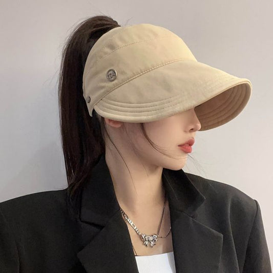 Sun Open Hat Top Lettering