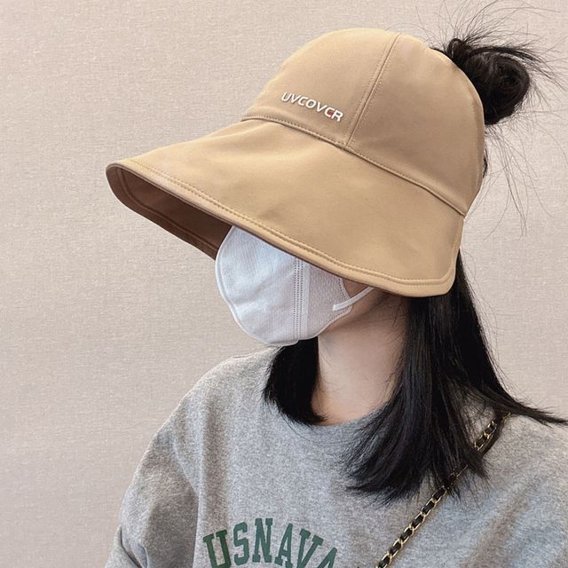 Top Lettering Sun Open Hat