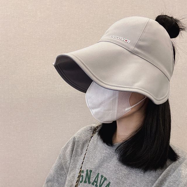 Top Lettering Sun Open Hat