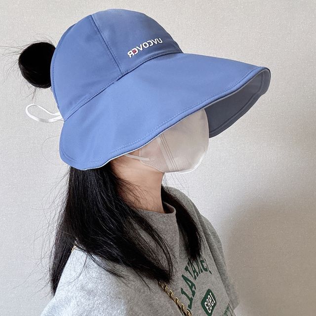 Top Lettering Sun Open Hat