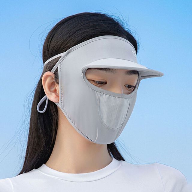 Face Brim Cover Plain Sun with Protection