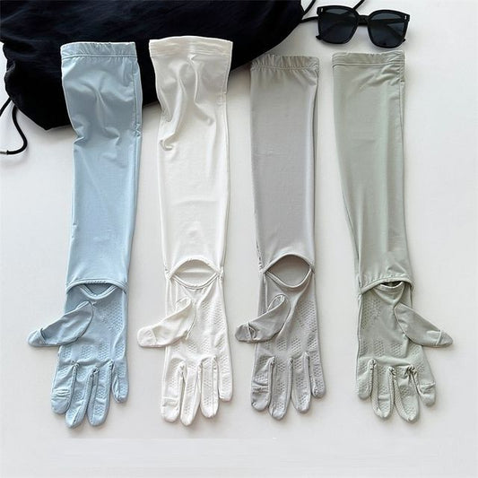 Protection Plain Sun Gloves