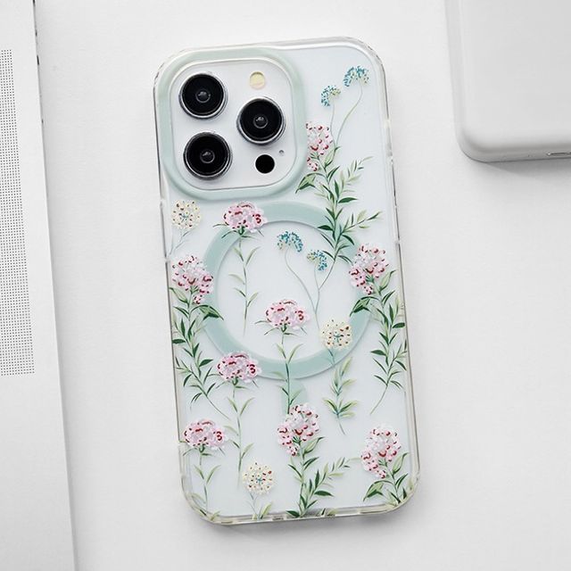 Phone MagSafe Floral Case
