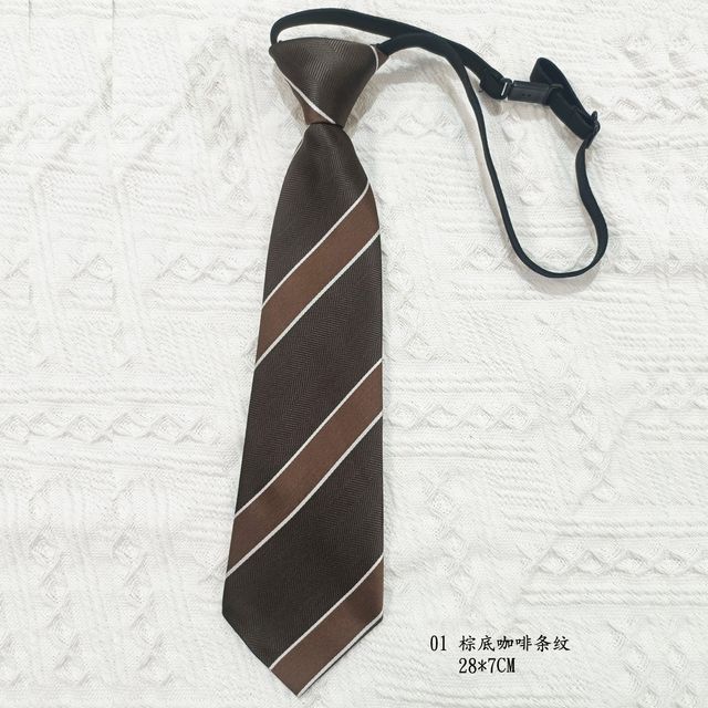 Striped Neck Tie / Pre Tied Neck Tie