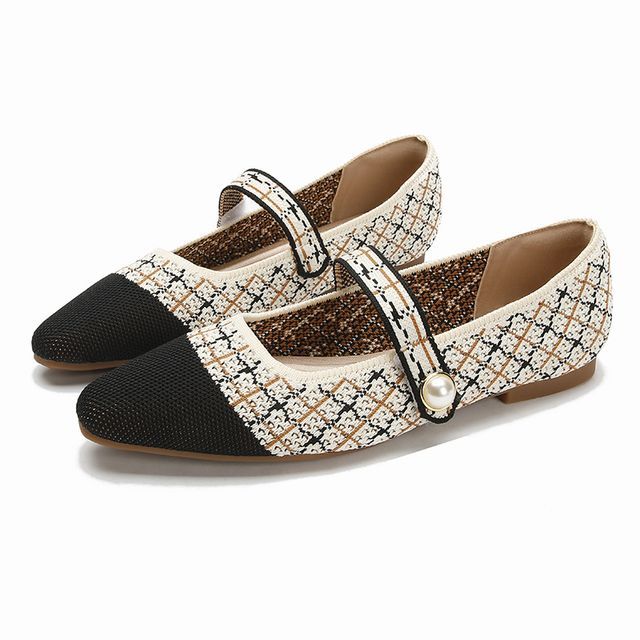 Jane Mary Shoes Toe Cap