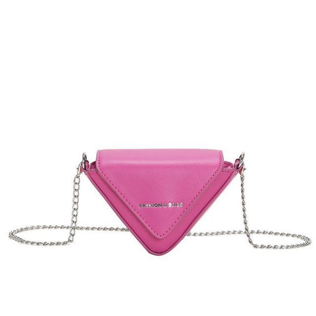 Strap Bag Triangle Chain Crossbody