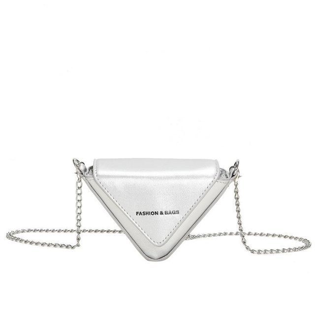 Strap Bag Triangle Chain Crossbody
