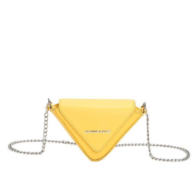 Strap Bag Triangle Chain Crossbody