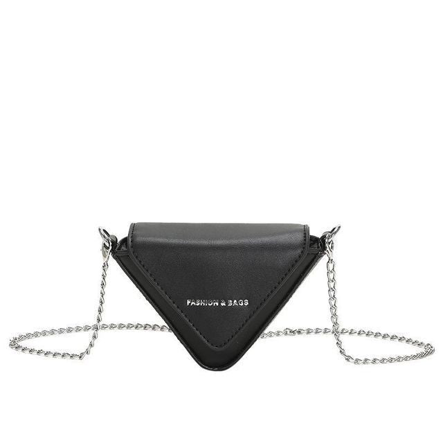 Strap Bag Triangle Chain Crossbody