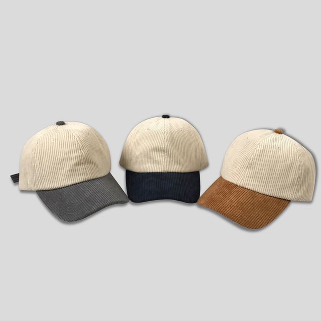 Two Cap Baseball Tone Corduroy