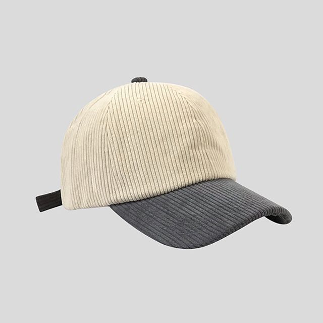 Two Cap Baseball Tone Corduroy