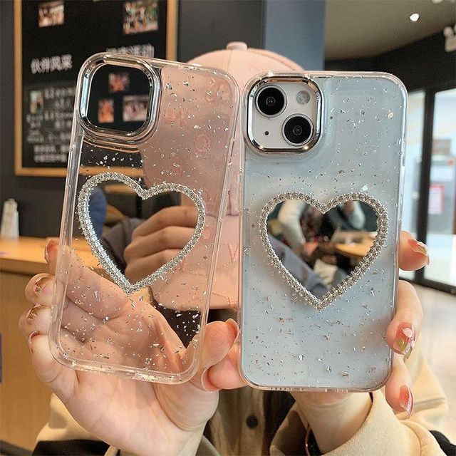 Mirrored Heart Phone Case