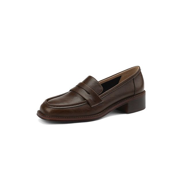 Penny Loafers Faux Leather