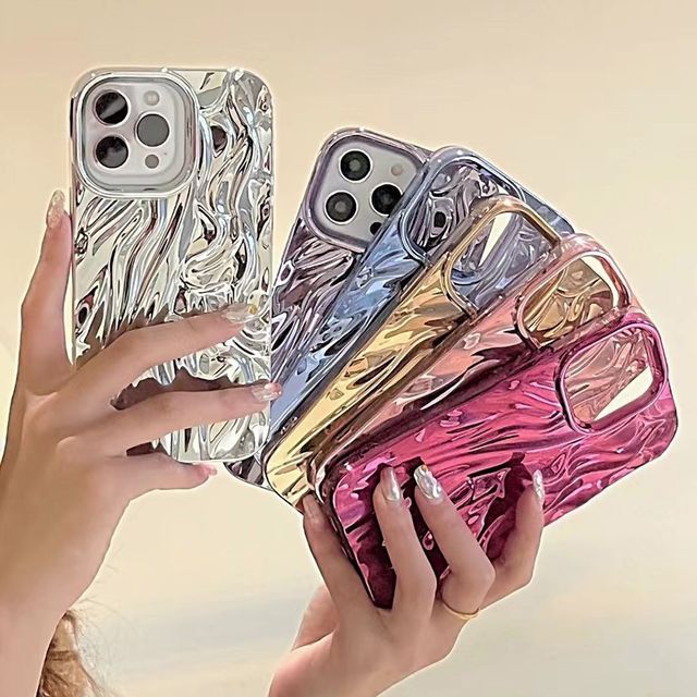 Textured Metallic Case Phone