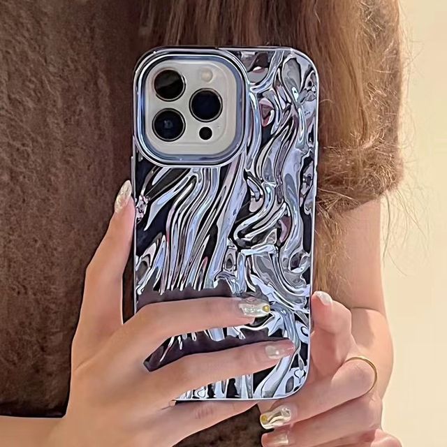 Textured Metallic Case Phone
