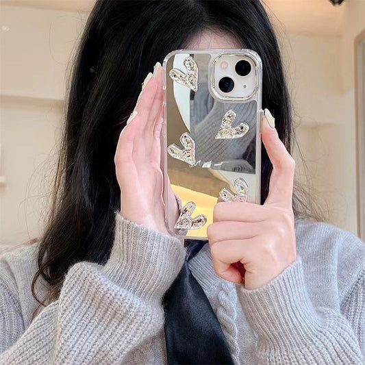 Heart Phone Mirrored Case