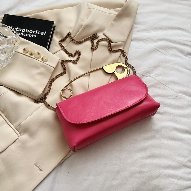 Bag Handle Crossbody Pin Safety Flap